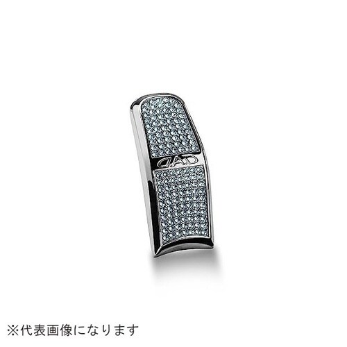クリスタル シフトノブカバー T−D アクアマリン