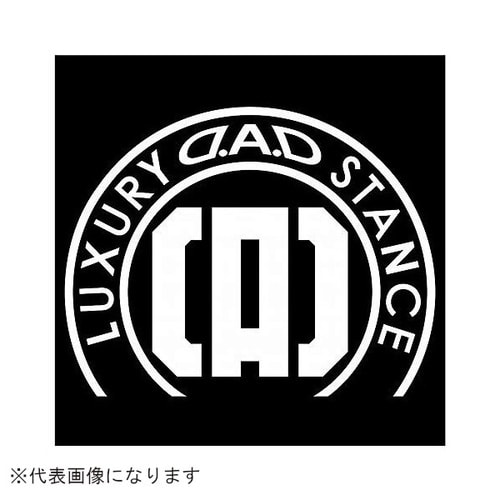 DADボンネットステッカー 430X340 ホワイ