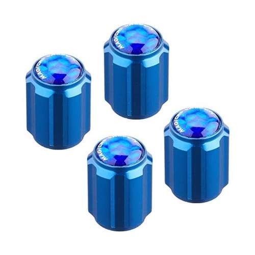 マジカルカーボン エアーバルブキャップ ブルー