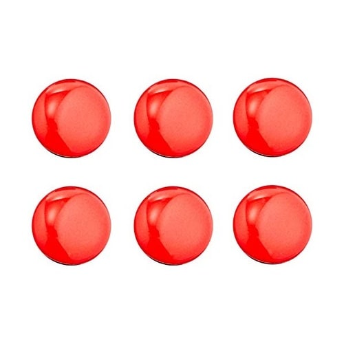 リフレクション ドアボルトエンブレム 6P レッド