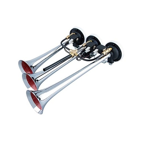 3連エレクトロホーン 24V シルバー