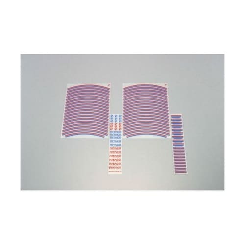 リムラインシート レッド/ブルー 14インチホイー