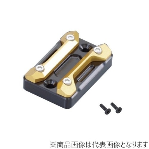 マスターシリンダーキャップ タイプ2・ブラック/ゴ