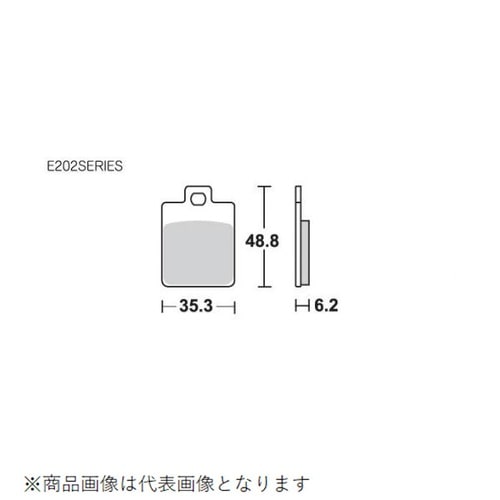 SBSブレーキパッド E202セラミック