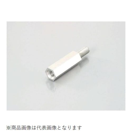 六角支柱(鉄/三 ホワイト) M6X40/1PC