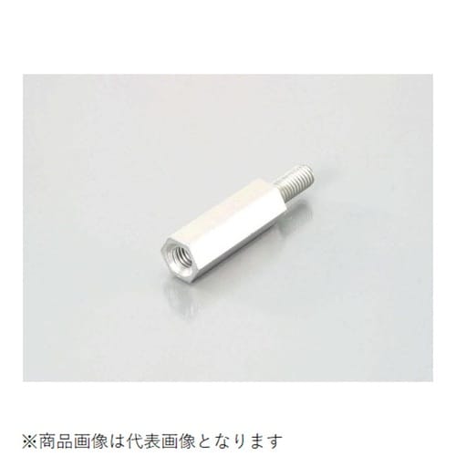 六角支柱(鉄/三 ホワイト) M6X45/1PC