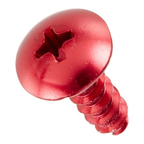 アルミタッピングビス(RED) 5X16/8PC