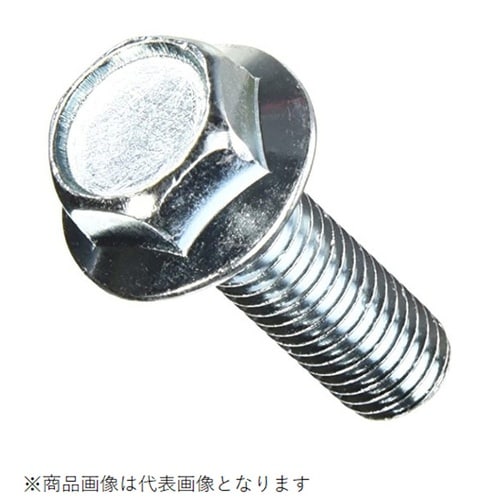 フランジ付六角ボルト(ユニクロ) 8X25/2PC