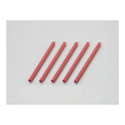 収縮チューブ φ3x70mm 汎用 赤 5個入り