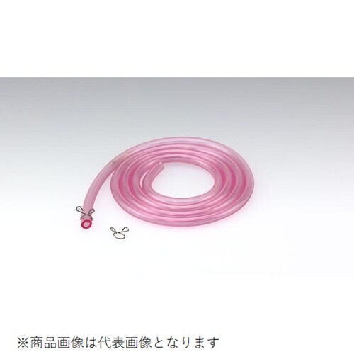 耐油ピンクホース(ガソリン対応)・ ホースクリップ