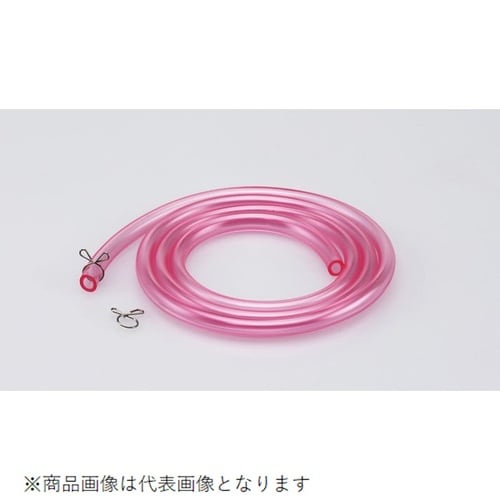 耐油ピンクホース(ガソリン対応)・ ホースクリップ