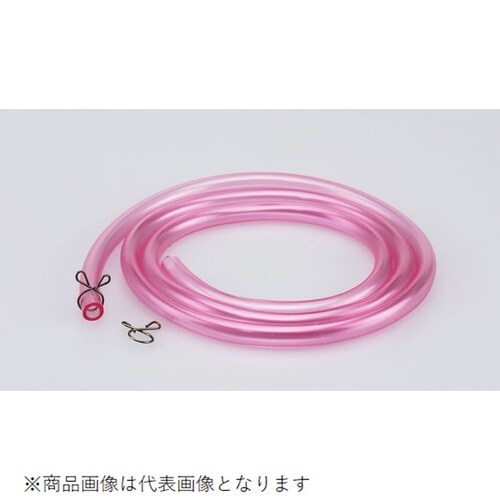 耐油ピンクホース(ガソリン対応)・ ホースクリップ