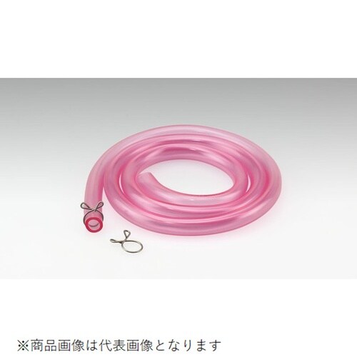 耐油ピンクホース(ガソリン対応)・ ホースクリップ