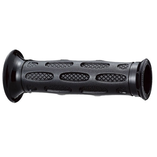 オーバルディンプルNEOグリップ ブラック 全長1