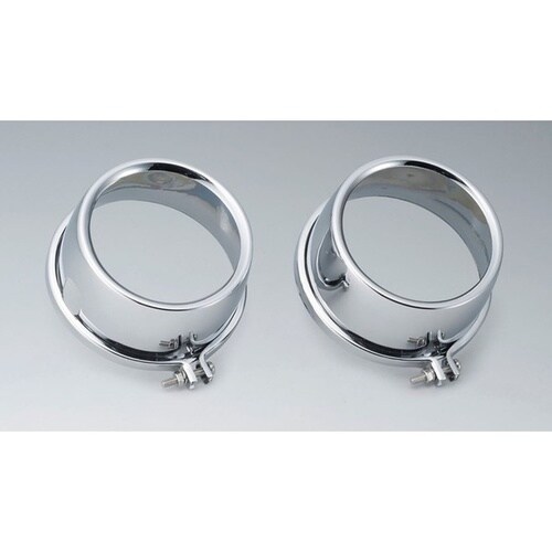 メーターカバー スチール製 メッキCB400F(空