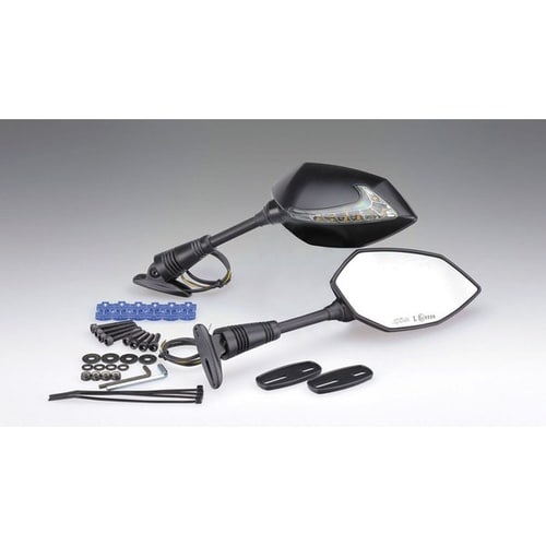 TECH06 カウルミラー&LED ウインカー 左