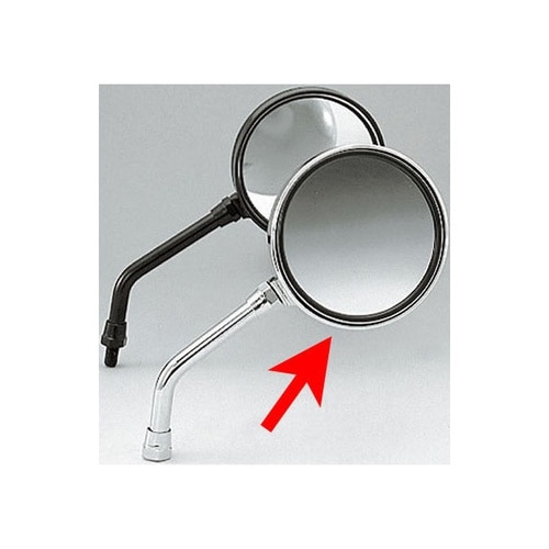 Z2タイプミラー クロームメッキ 10mm 左右兼