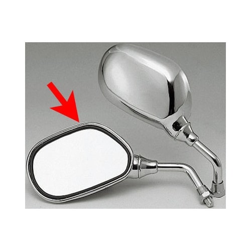 ミニミラー クロームメッキ 10mm 左側用