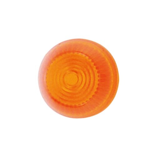 ウインカーレンズ ラバー アンバー 2個SET 丸