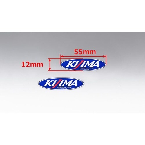 ステッカー ”KIJIMA”ロゴ ブルー 小:55