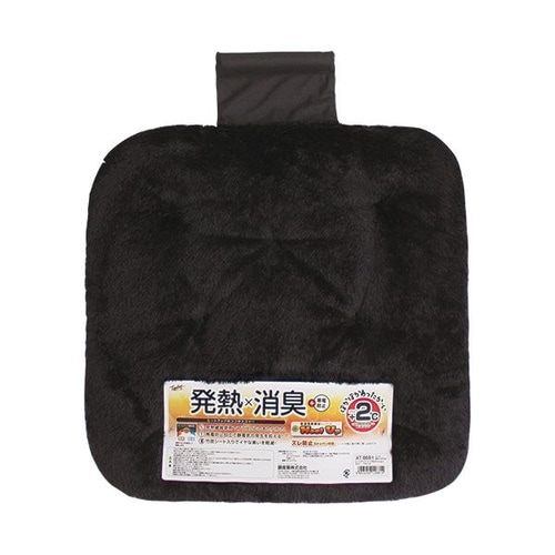 シートクッション ヒートアップ シングル ブラック