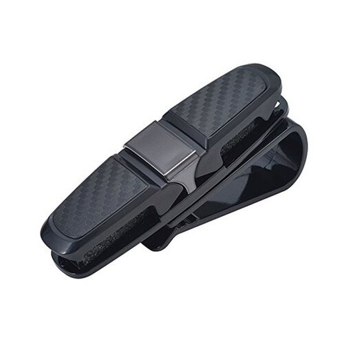 ツインサングラスホルダー カーボン柄/ブラック