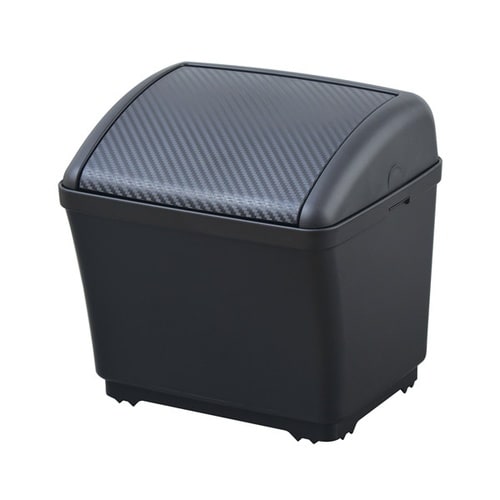 ダストボックスS ブラック/ワンプッシュ蓋・おもり