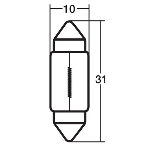 電球 12V8W /入数:1箱(10個入り)
