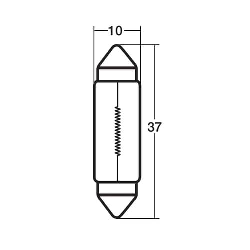 ルームランプ・マップランプ用電球 12V10W /