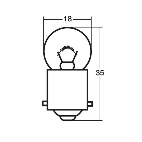 シングル球 12V8W /入数:1箱(10個入り)
