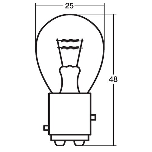ダブル球 12V35/5W /入数:1箱(10個入
