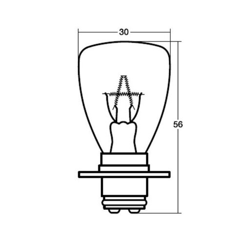 つば付ダブル球 12V45/45W スーパー900