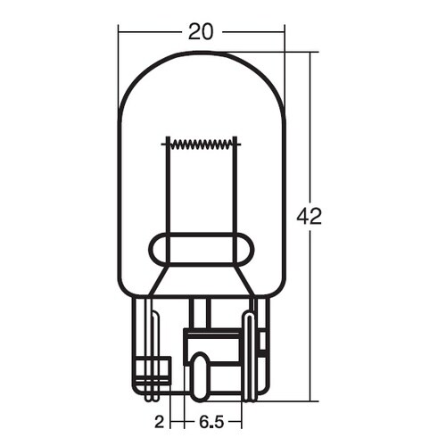 ウェッジベース電球 12V21W /入数:1箱(1
