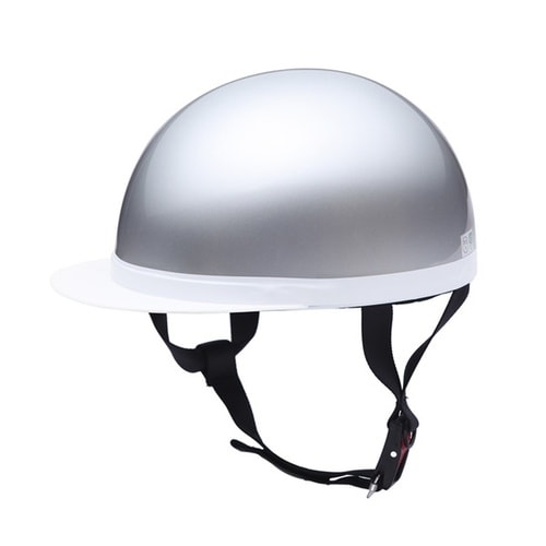 ヘルメット ベーシックスタイルハーフ シルバー フ