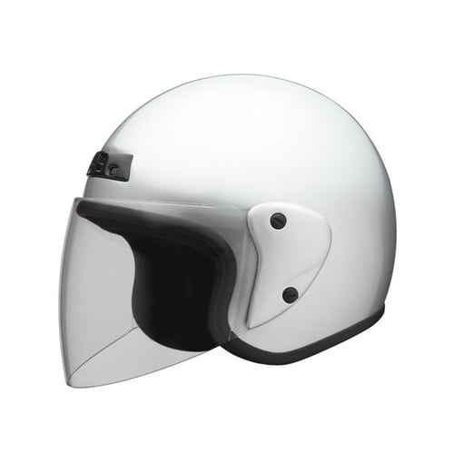 ジェットヘルメット シルバー フリーサイズ