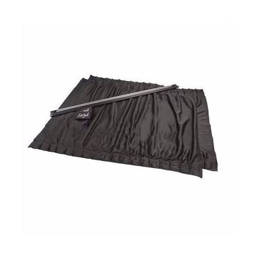 サイドカーテン ストレッチワイド2 ブラック L