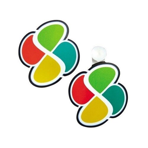 高齢運転者標識 2種セット マグネット&吸盤 各1