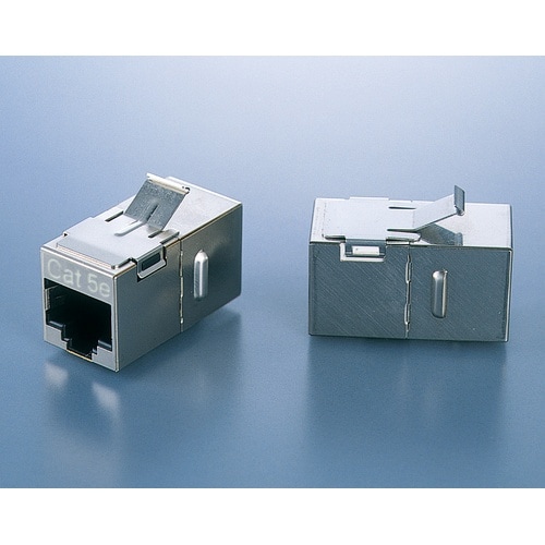 シールド付中継アダプタ MJJLSC5E−WHT