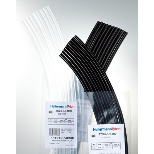 熱収縮チューブ1m×5本TC26−25.0−BK1