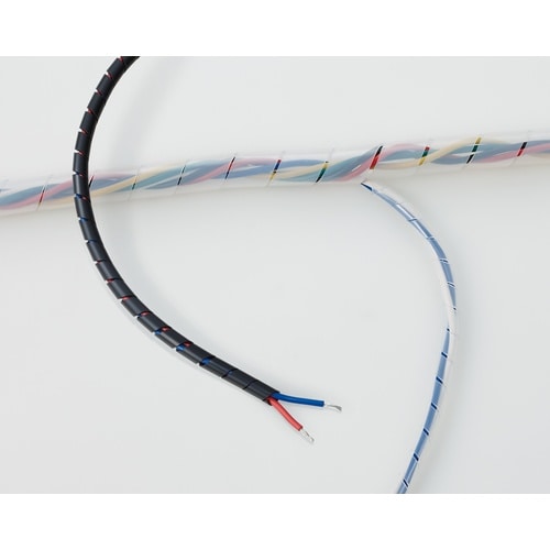 スパイラルチューブ 耐候性 TS−12−W 黒
