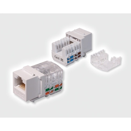 モジュラージャックC6MJC6−90白