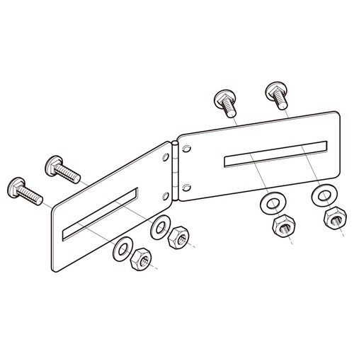 水平自在継ぎ金具5FRBG1