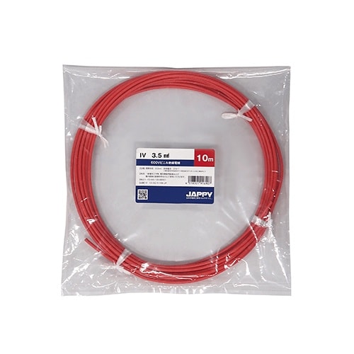 ミニ定尺品IV 3.5 SQ 赤 10M JP