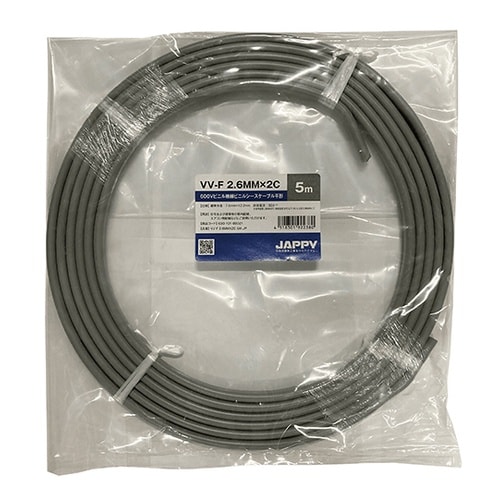 ミニ定尺品VV−F 2.6MMX2C 5M JP