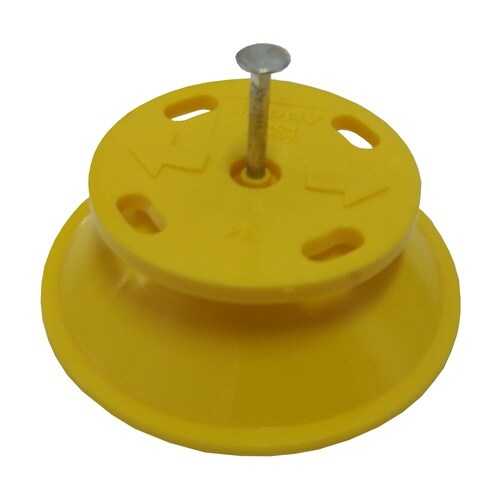 二重天井用ケーブル支持材UFOインサート 黄