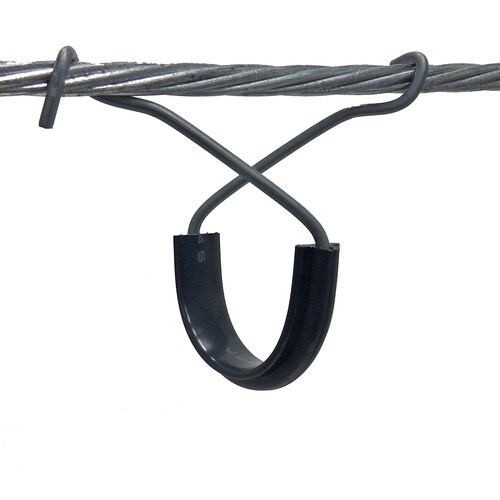 U型ケーブルハンガー JUM45 灰色