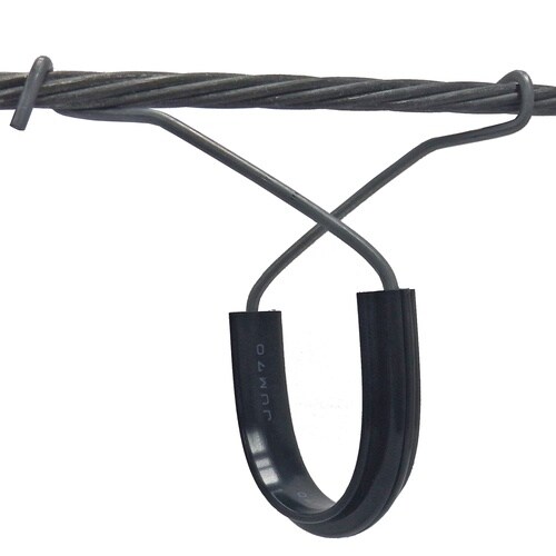 U型ケーブルハンガー JUM70 灰色