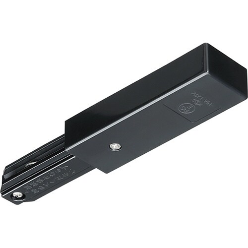 ライティングダクト フィードインキャップ 黒