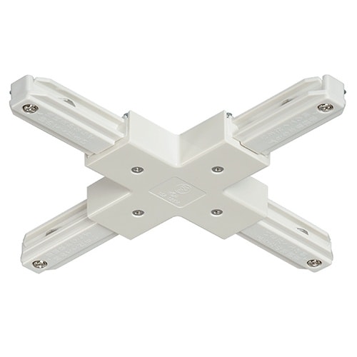 ライティングダクト 十字形ジョインター 白