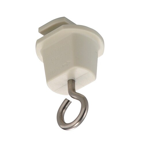 ライティングダクト 吊りフック(閉塞タイプ) 白